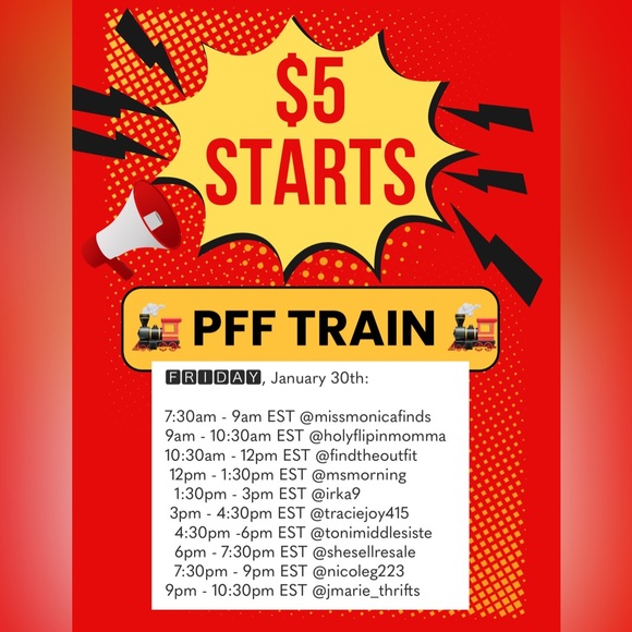 ๐ PFF Train๐ January 30th๐ - Picture 1 of 3